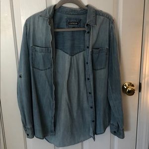 Light Wash Denim Shirt